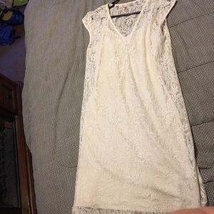 White lace dress